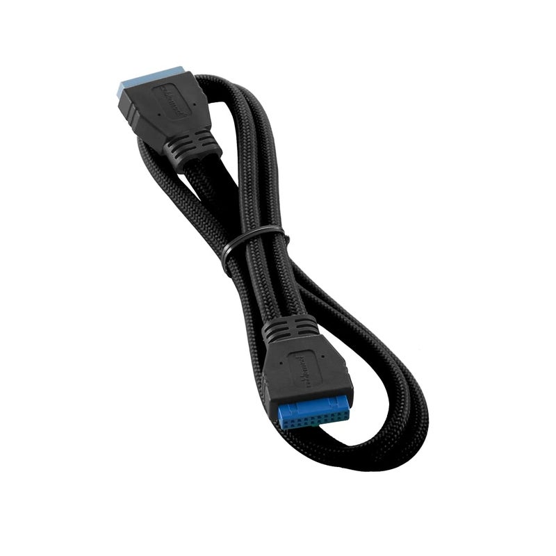 CableMod ModMesh Sleeved Internal USB 3.0 (Black, 50cm) - Image 1